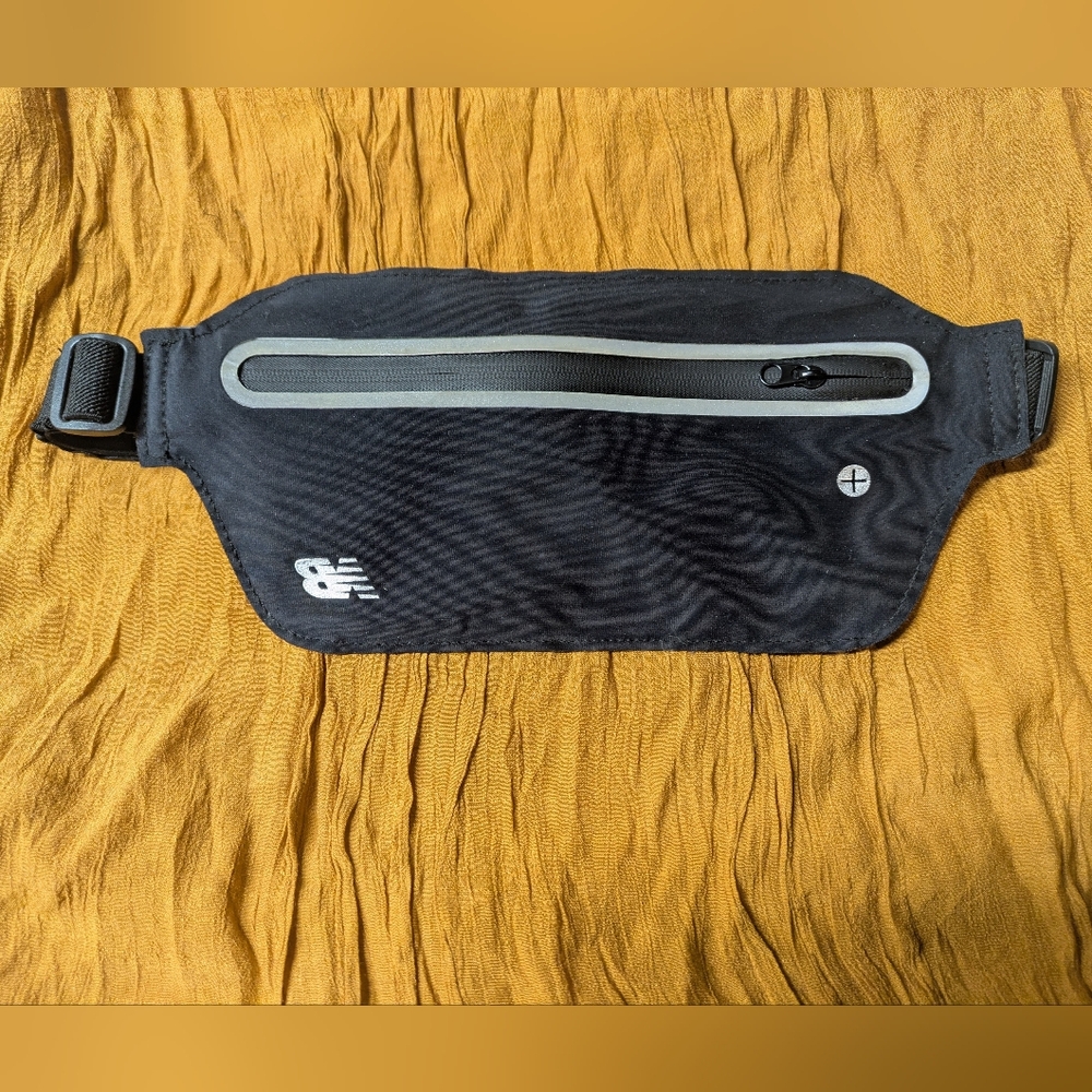 New Balance Black and Gray Belt Bag